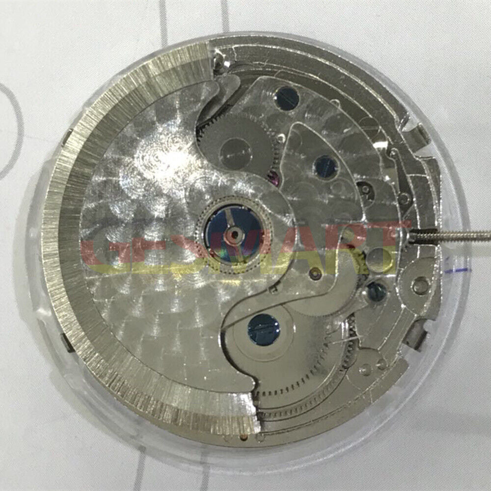 Perpetual calendar watch with moon phase at 6 o'clock, automatic mechanical movement by China Made.