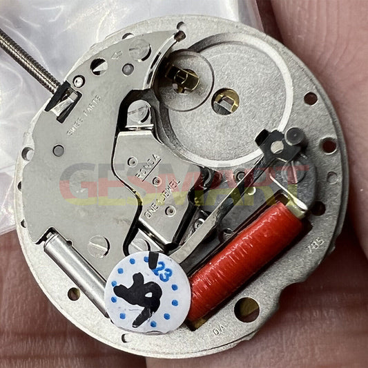 Ronda 784 Quartz watch movement with date at 3, Swiss precision parts for accessories.