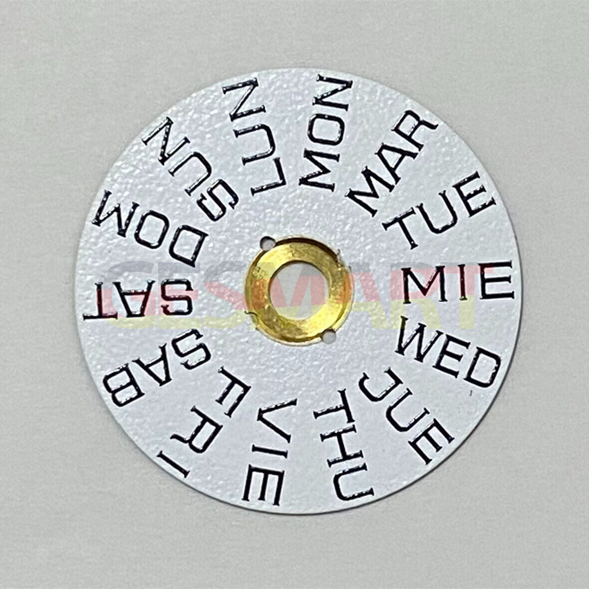Date Week Disk Wheel Date Wheel+Automatic Wheel Opening Insert for ETA2846 2836