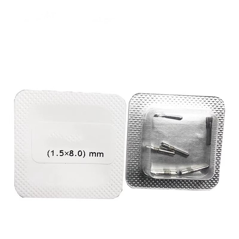 Barrette à ressort AP 1,5 x 8 mm + vis en acier pour montre Audemars Piguet