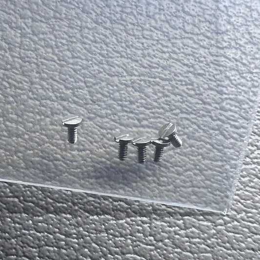 Set of 5 original Big Screws for ETA C07.111 ratchet wheel, precision watch accessory by ETA.