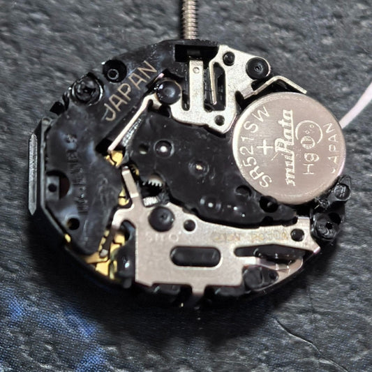 Japan Made PC11 quartz watch part with 3 hands, high-precision movement for seamless timekeeping.