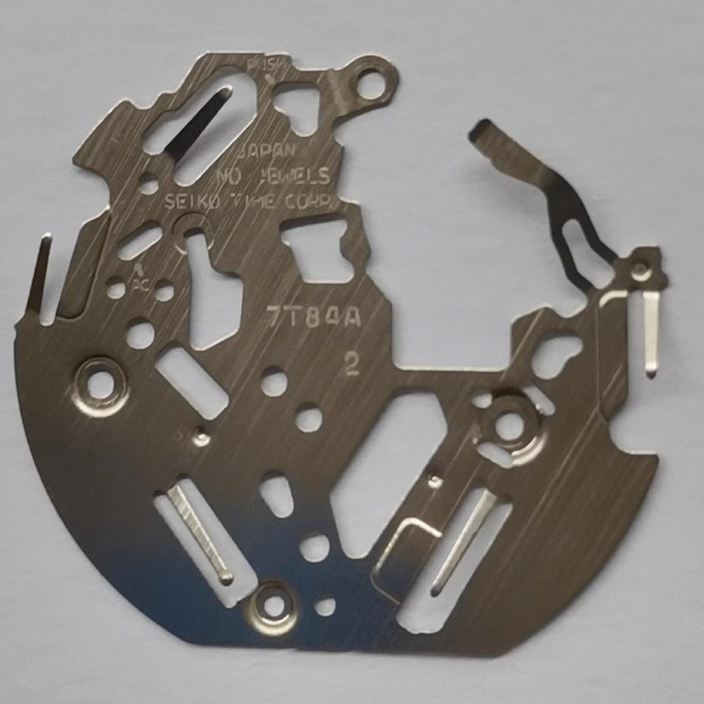 Original Japan-made metal foil for Seiko 7T84A quartz watch movement, precise replacement part.