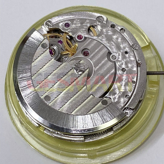 New Mingzhu 2813 automatic watch movement with moon phase at 12 and small second at 6 features.