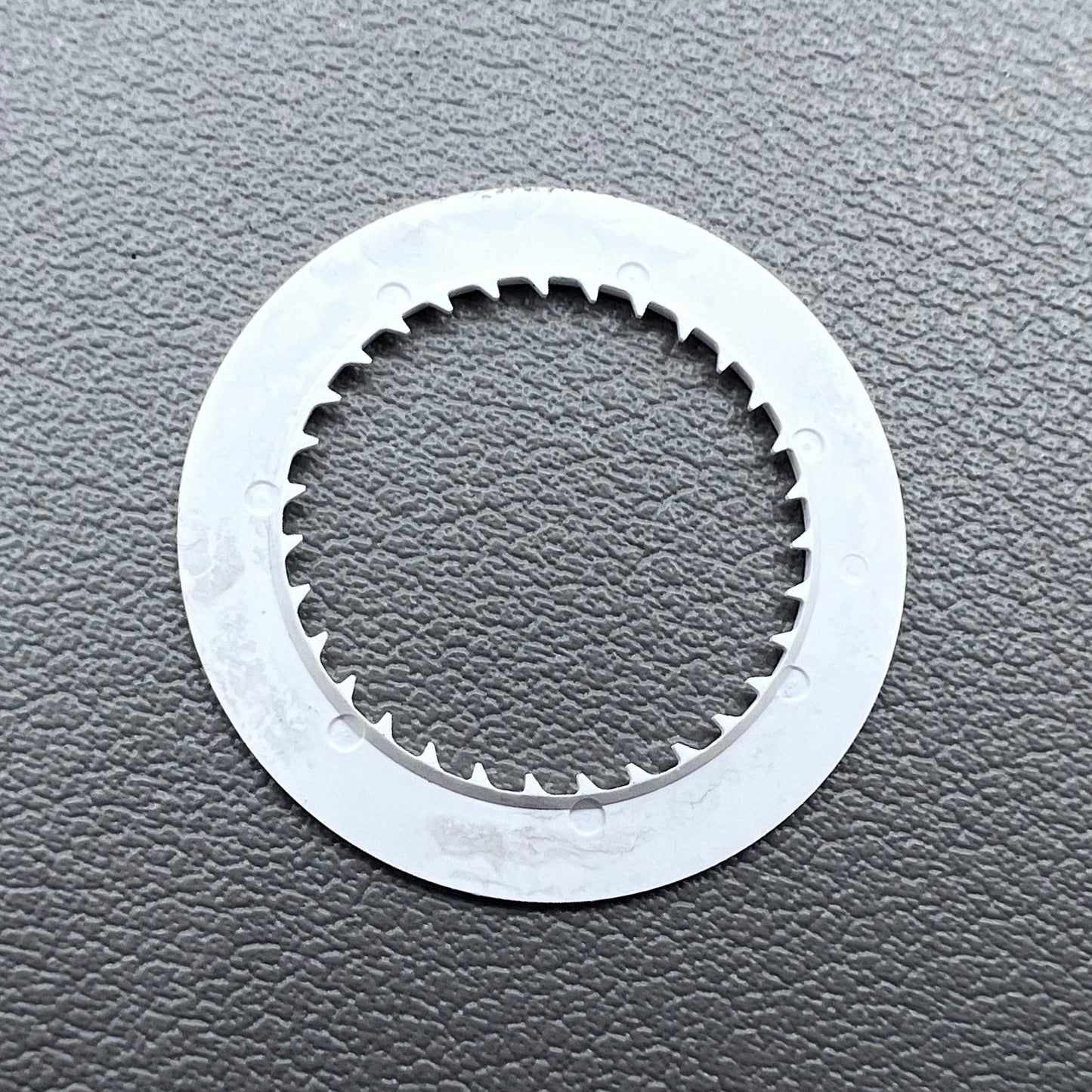 Vintage silver date disk wheel compatible with NH36 NH35 mechanical movement, Crown@3.8 accessory.