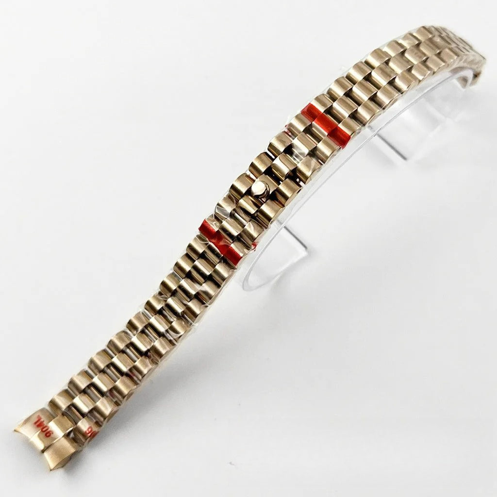 31MM Round Bezel Sapphire Glass Presidential bracelet Watch Case for NH05 NH06