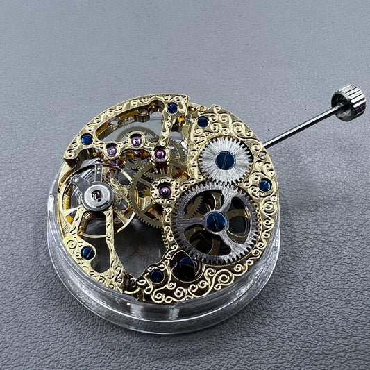 Golden Seagull ST3600 Mechanical Hollow Movement for ETA 6497 Second@9