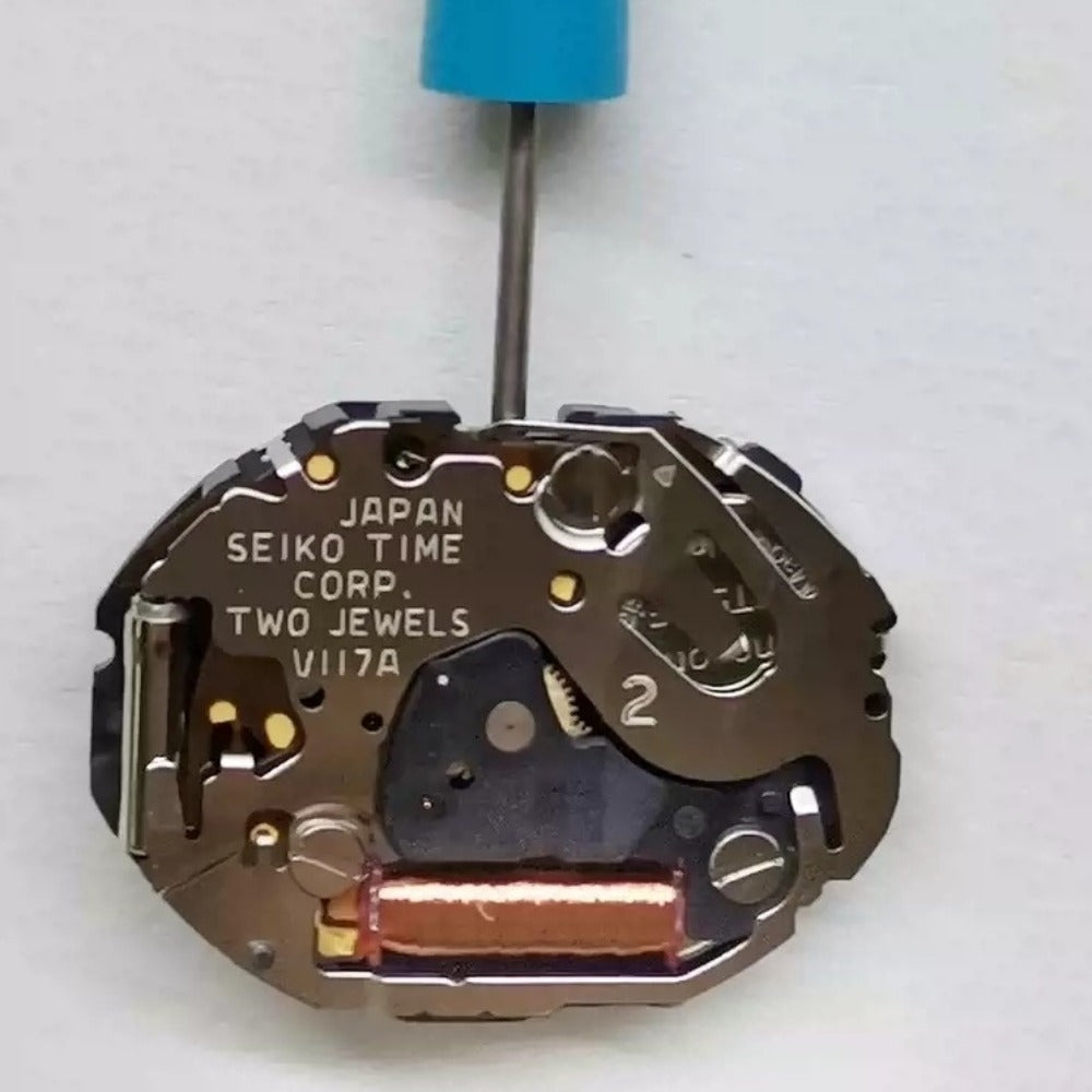 Seiko V1172A quartz movement high wheel watch repair part, original Japan made component for precise timekeeping.