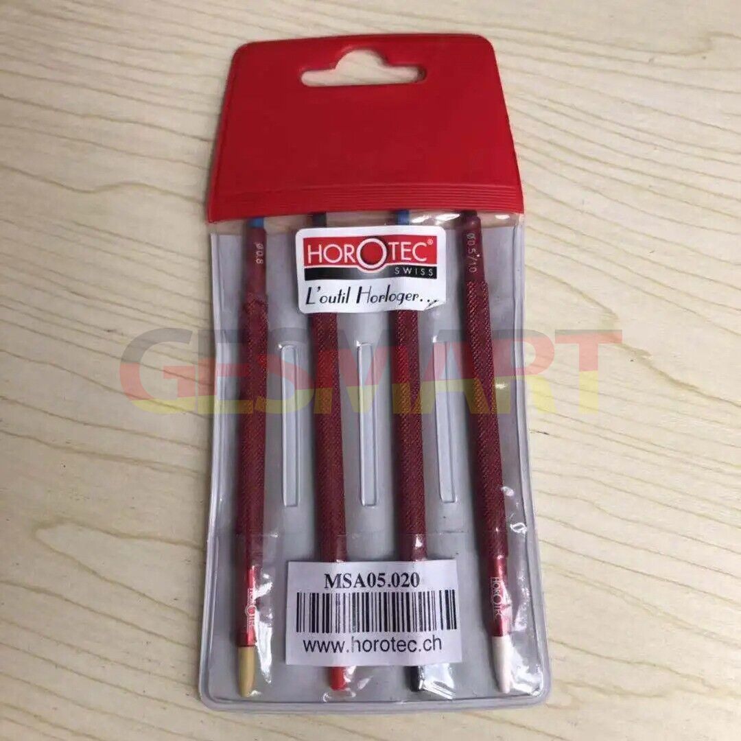 Horotec MSA05.020 Jeu de 4 outils de réglage manuel