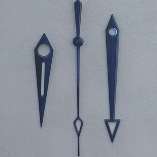 8X12X13mm Blue Trim Arrow Shape Watch Hands For NH35 NH37 NH38