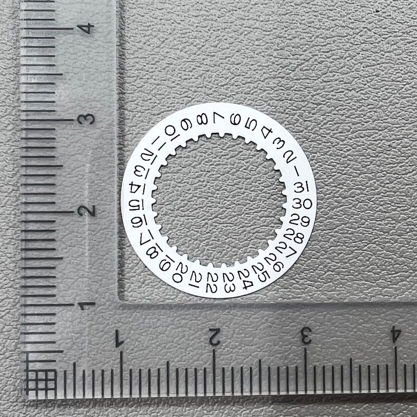 White Date Disk Wheel Date Wheel Replacement Generic for Movement RLX 3235