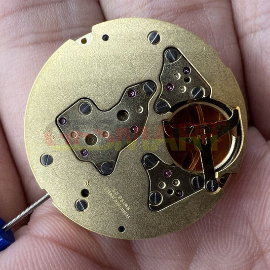 Ronda 5050C Swiss quartz watch movement with precise timekeeping for luxury watch accessories.