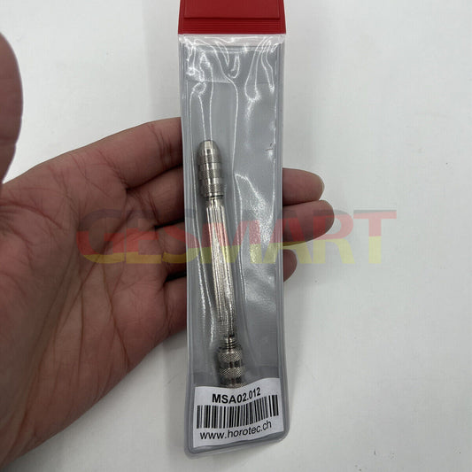 Horotec MSA02.012 double pin vise for precise watch part handling, similar to Bergeon 5679 quality and design.