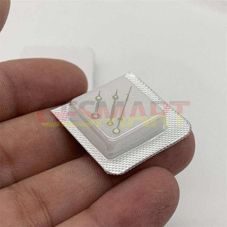 13 mm 3 Zeiger, grün leuchtend, Herrenuhrzeiger-Set für Miyota 8200 Uhrwerk 8240