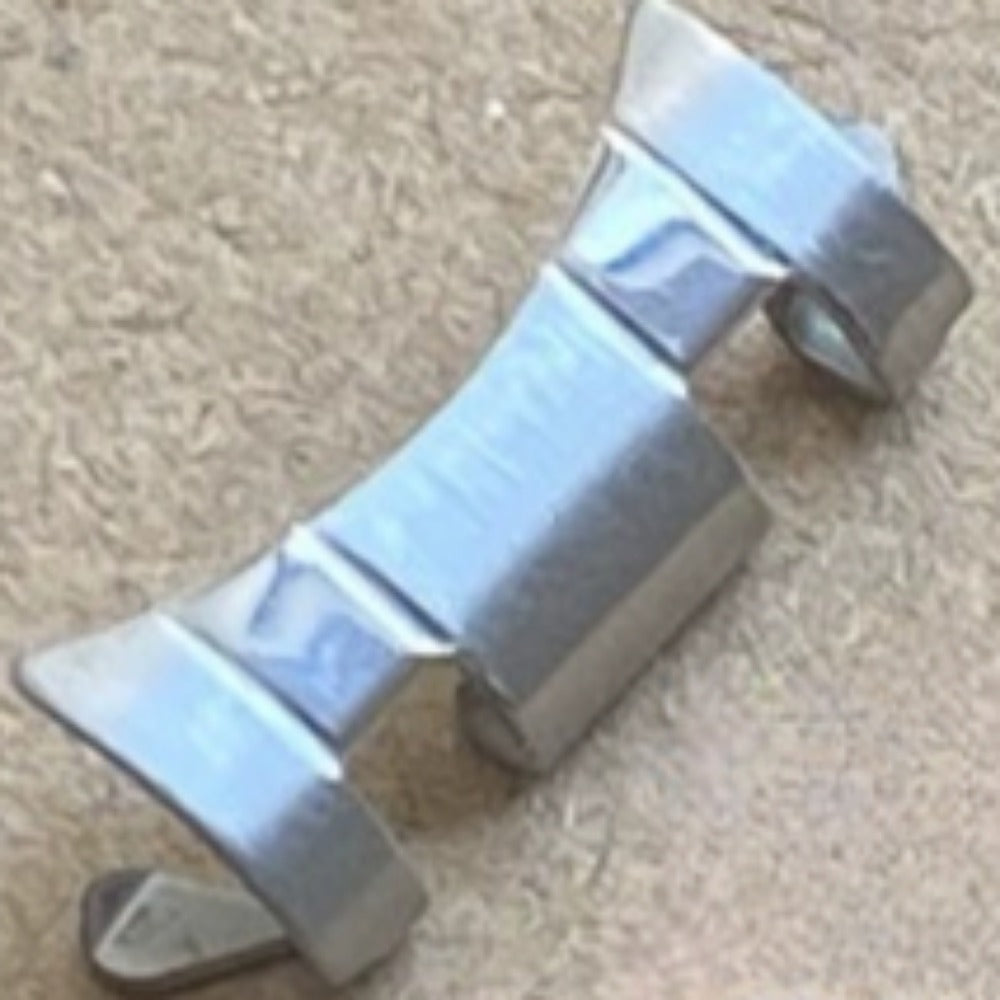 16x2.9x5.8mm Silver S/S Curved End Links Spring Bars Bracelet Watch Band Strap#1148