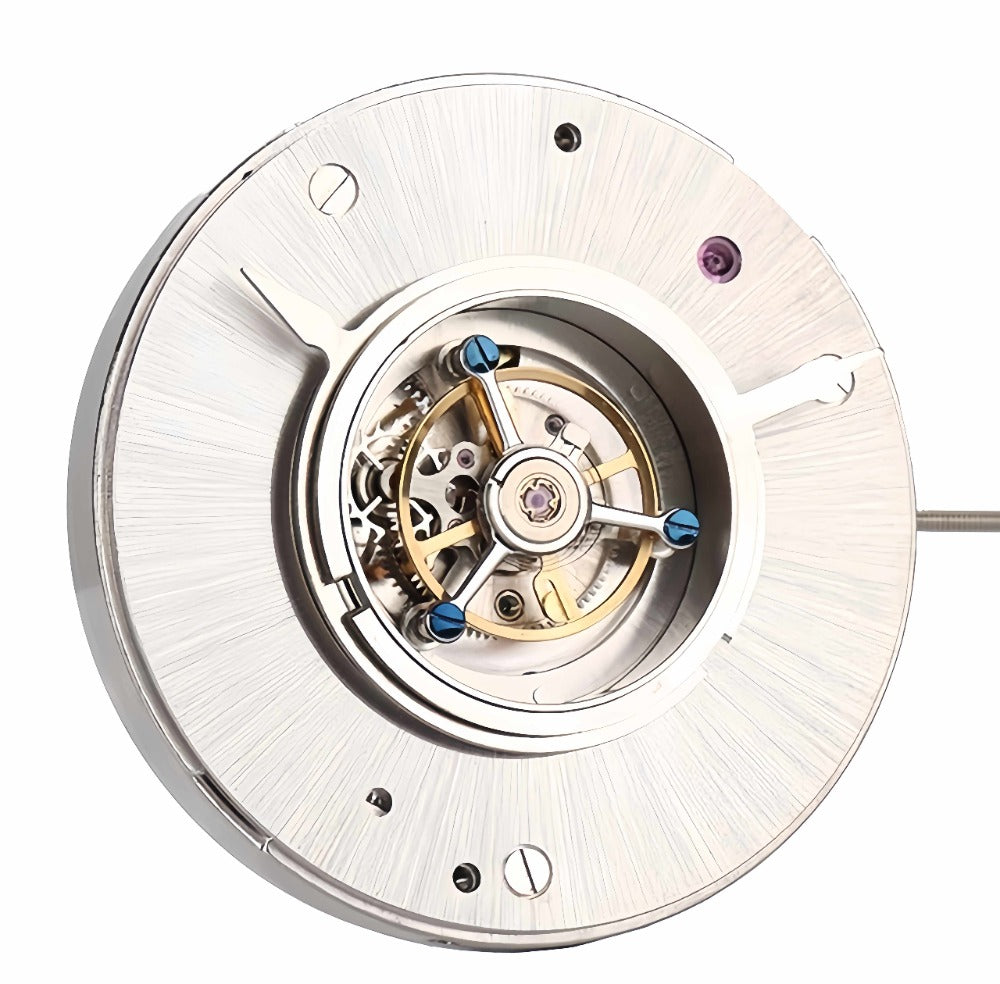 Hangzhou 37Z0 Hollow Carved Manual Tourbillon Mechanical Movement 2 Hands