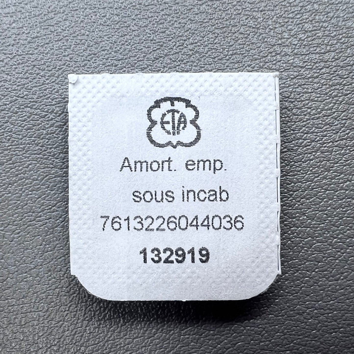 Main Wheel Bridge Shock Absorber Plate Cap Jewel for CAL.595.2/592.2 ETA2000-1