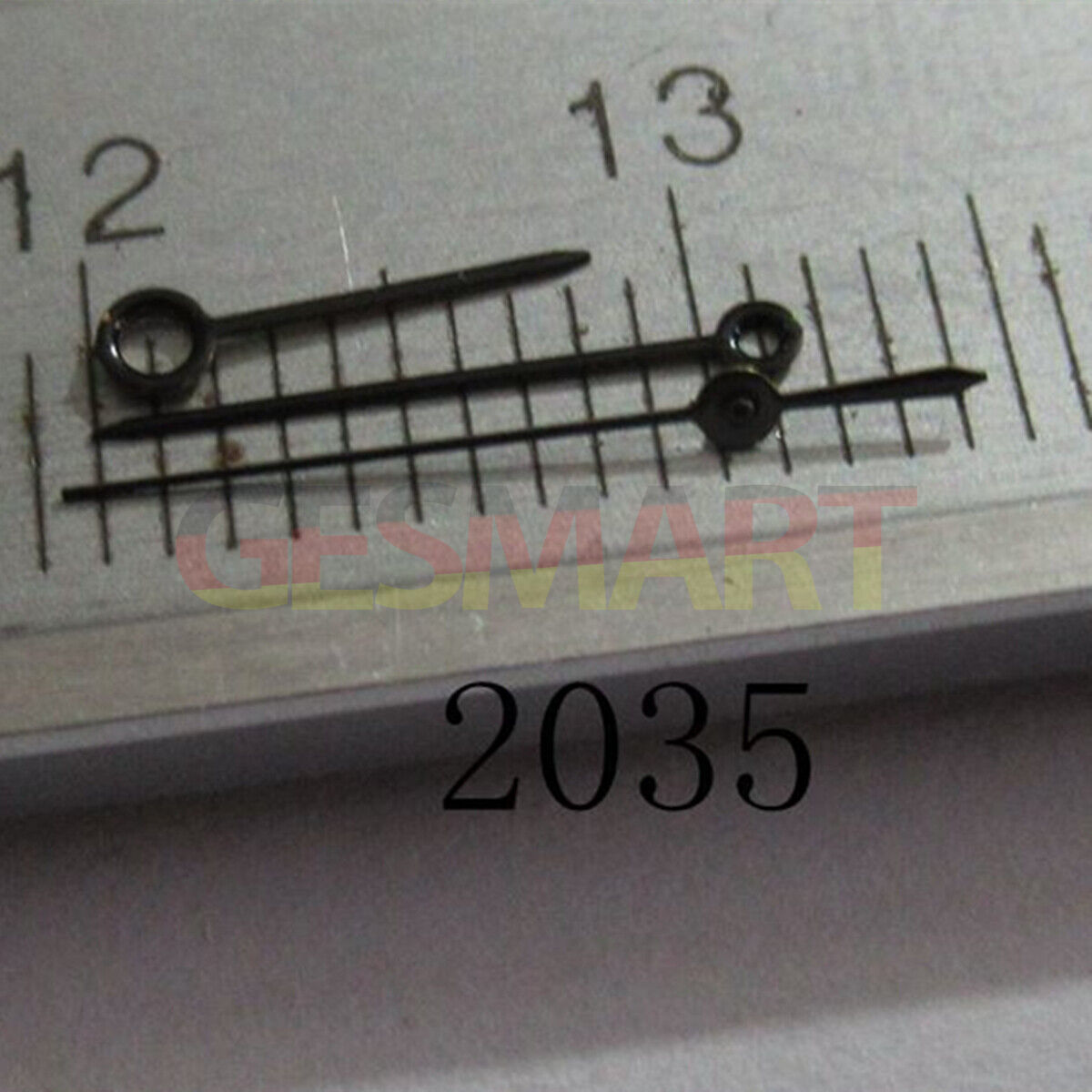 Aiguilles de montre peintes en noir, 11 mm, en forme d'aiguille, pour Miyota 2035, 2115, 2105, 2305