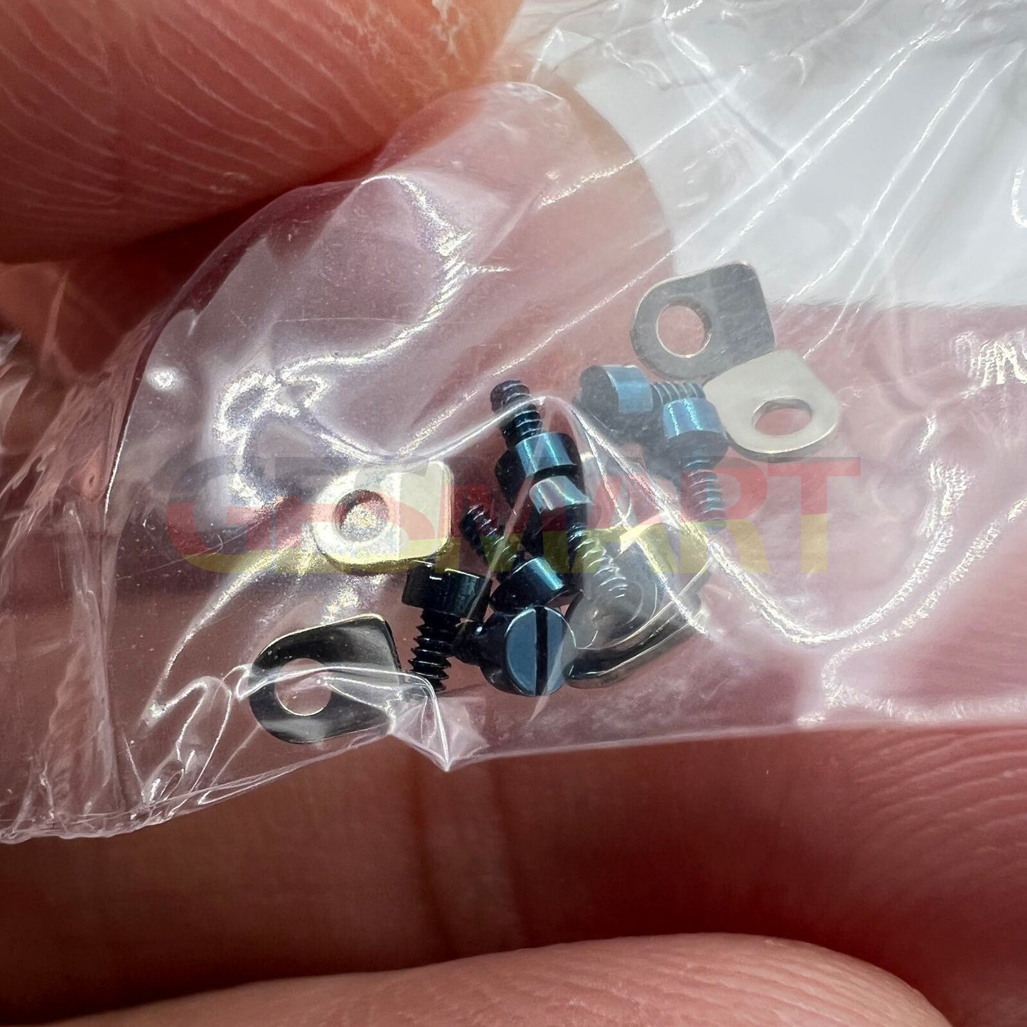 Watch part casing clamp with screws for Seagull ST3600 ETA6497 movement, durable accessory.