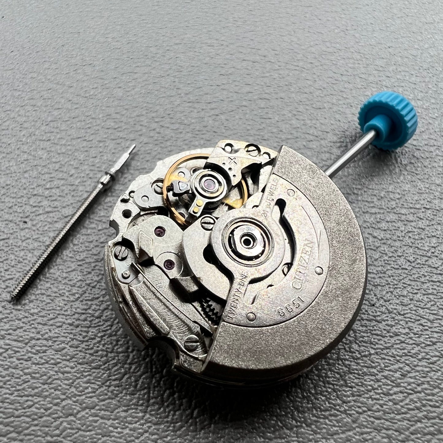 Mouvement mécanique automatique plaqué argent Miyota 6T51 Japon