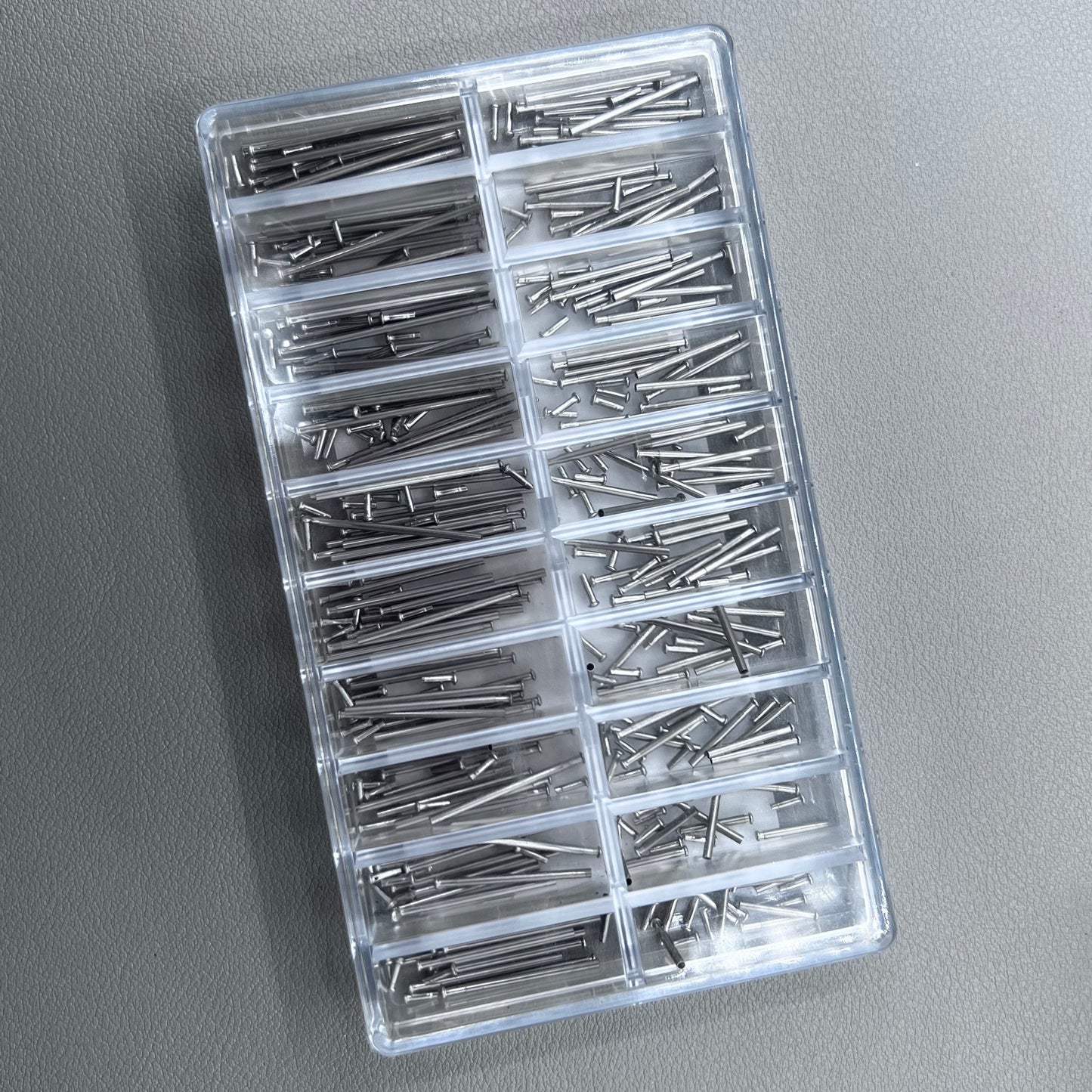 100pcs 1.0mm Thick 8mm-26mm Watch Band Clasp Buckle Tube Friction Pin Spring Bar