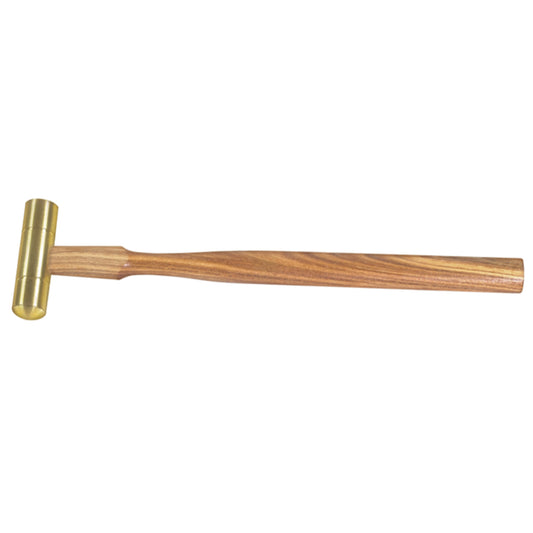Horotec MSA04.010 hammer with round head, 16mm diameter, 235mm length, ideal for watch accessory repairs.