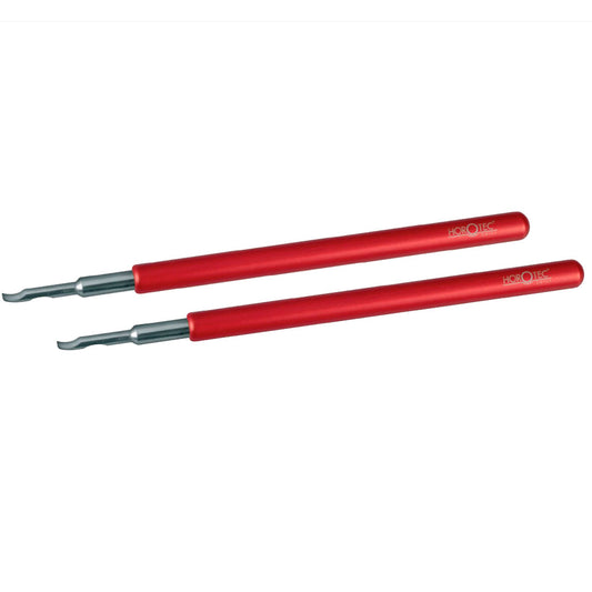 Horotec MSA05.007 watch hand levers 2.50mm wide, precision tool for wrist watch repairs and adjustments.