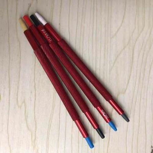 Horotec MSA05.020 set of 4 precision hand setting tools for watchmakers ensuring accurate repairs and adjustments.