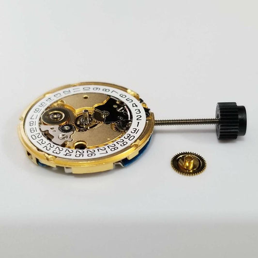 ETA 956.112 quartz watch movement with 2 hands, compatible replacement for 956.111, 956.114 models.