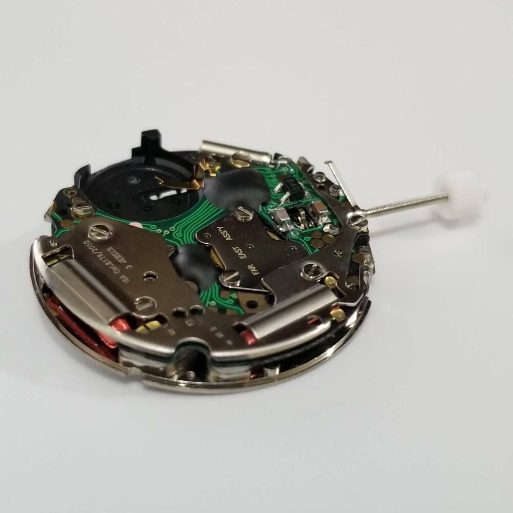 Silver ISA 8176/2050 quartz watch repair part ensuring precise timekeeping and lasting durability.