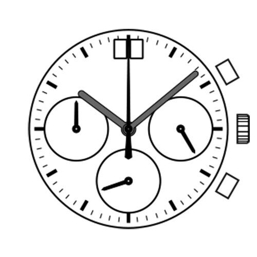 SII VK73 quartz watch movement part for precise timekeeping in watch accessories.