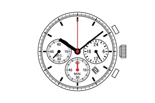 S. Epson VS75 solar quartz movement part for V175 watch repair, precision replacement accessory.