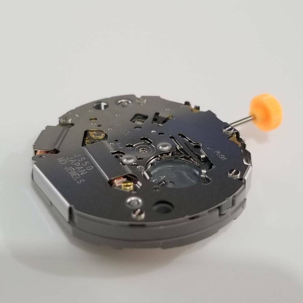 Miyota JS50 quartz watch movement repair part ensuring precise timekeeping and long-lasting durability.