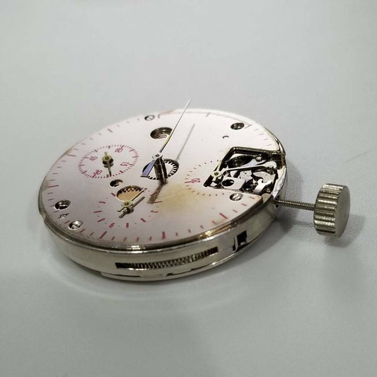 SEAGULL ST1902 mechanical watch repair part showing detailed movement components.