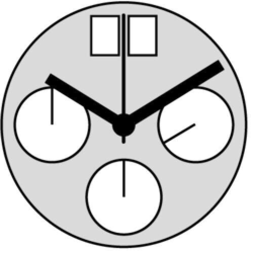 Ronda 5040.B quartz movement watch part ensuring precise timekeeping and long-lasting durability.