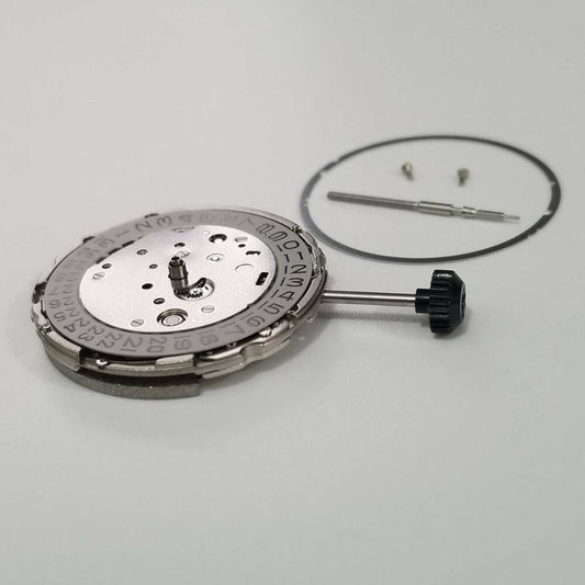 Miyota 9015 automatic watch movement for precise mechanical watch repairs and upgrades.