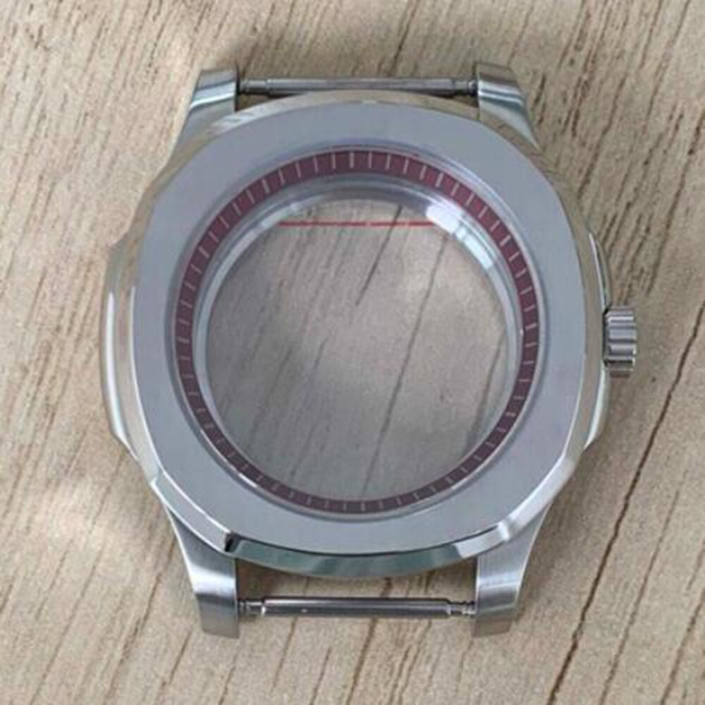 Boîtier de montre 40 mm avec verre saphir pour mouvement automatique NH35/36/4R/7S