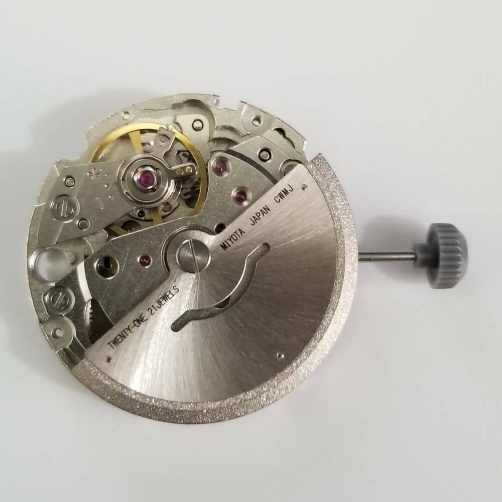 Miyota 8205 automatic watch movement, high-precision mechanical replacement part for watch repairs.