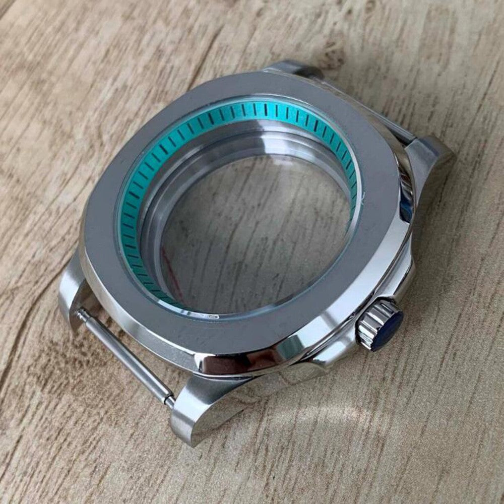 Boîtier de montre 40 mm avec verre saphir pour mouvement automatique NH35/36/4R/7S