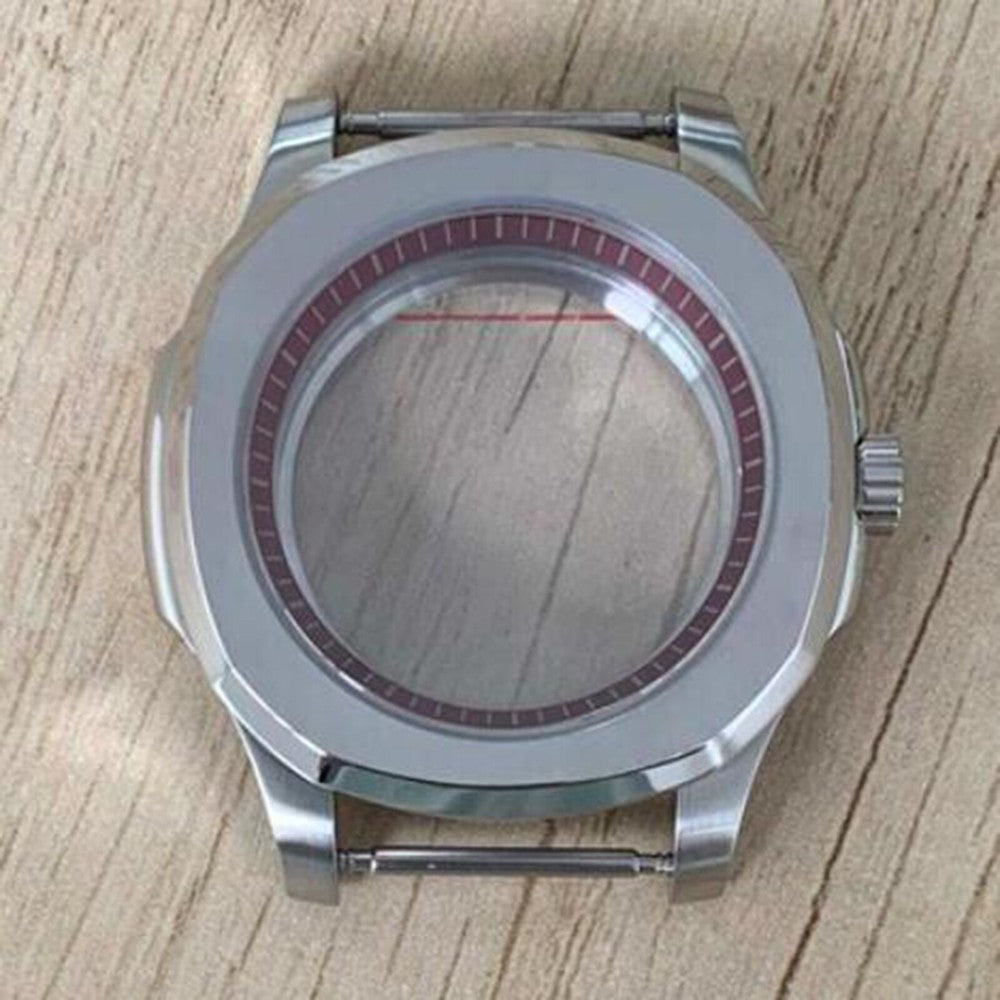 Boîtier de montre 40 mm avec verre saphir pour mouvement automatique NH35/36/4R/7S