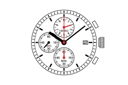 S. Epson VS76 solar quartz watch movement, reliable replacement part for V176 models, durable and precise.