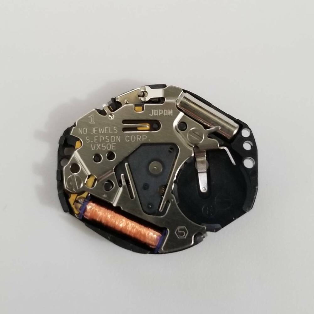 S. Epson VX50 quartz watch repair part for 5Y94 7N00 V700 Y482 models, precise movement component.