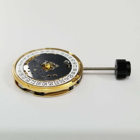 ETA F03.111 quartz watch movement replacement for models 956.112, 956.114 by ETA, precise timekeeping repair part.