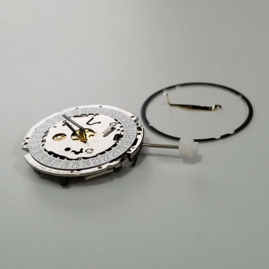 Silver ISA 8176/2050 quartz watch repair part for precise timekeeping and durability.