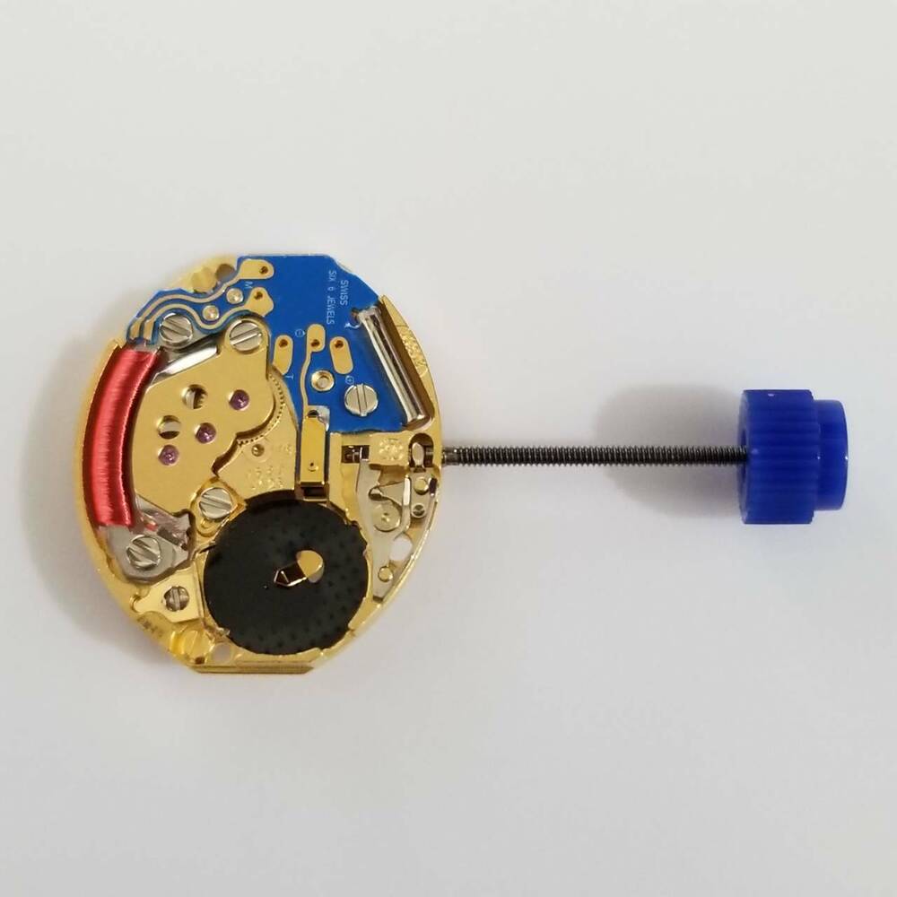 ETA E03.001 quartz watch movement replacement compatible with models 281.001, 281.002, 1458, 1459 by ETA for precise timekeeping.