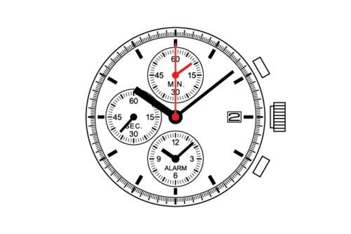 S. Epson YM62 quartz watch movement replacement part, compatible with 7T62 models for precise repairs.