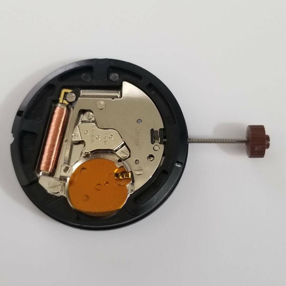 Ronda 515 quartz watch movement by Ronda, ensuring precise timekeeping and long-lasting durability.