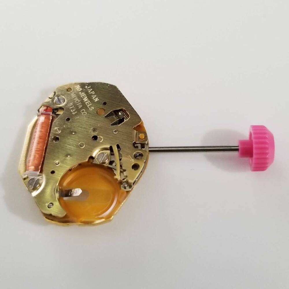 Miyota 9T33 quartz watch movement repair part, compatible with 4T33 and 4630 models, reliable replacement.
