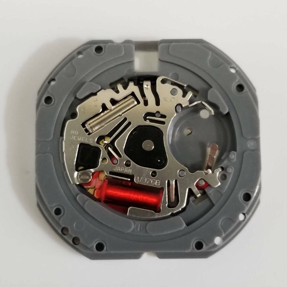 Hattori Epson TMI VJ76 quartz watch movement part for precise repair and accurate timekeeping.