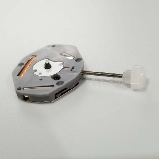 Set of 3 SUNON PE10 quartz movements for precise watch repairs and replacements.